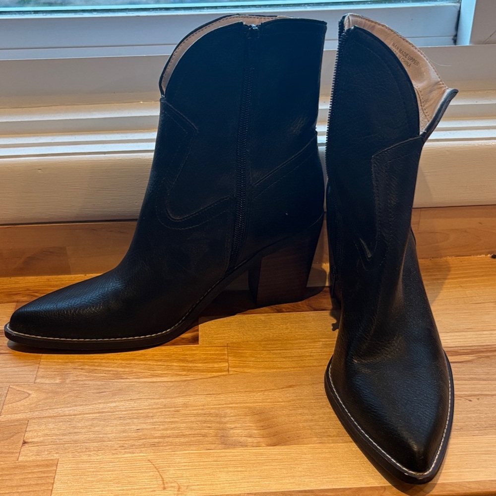 Zara Black Ankle Boots
